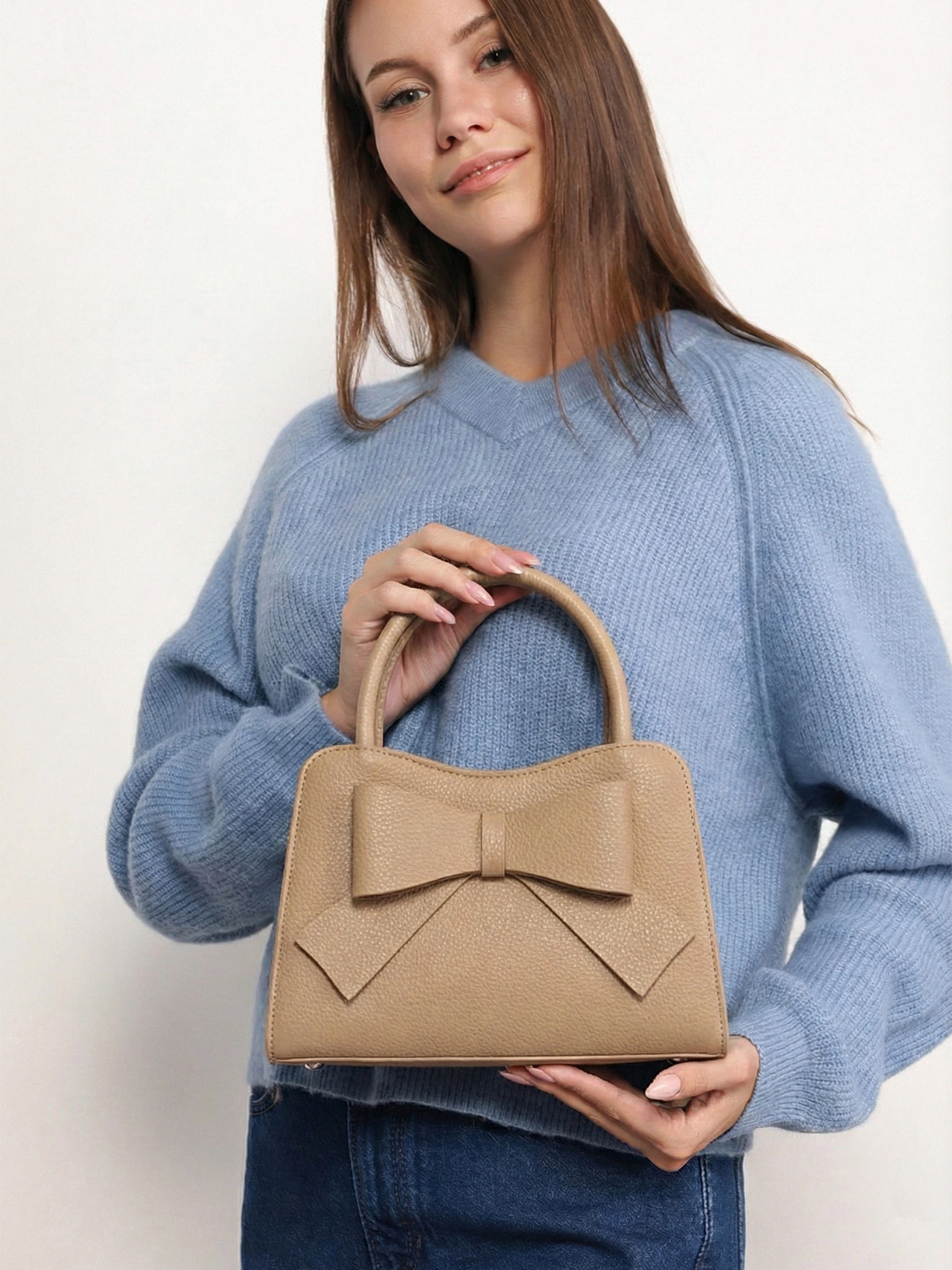 Сумка-тоут с бантом в ассортименте